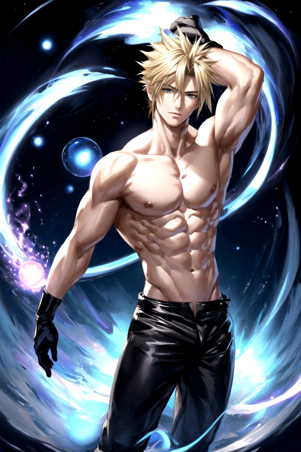 1boy Cloud Strife Ohne Hemd