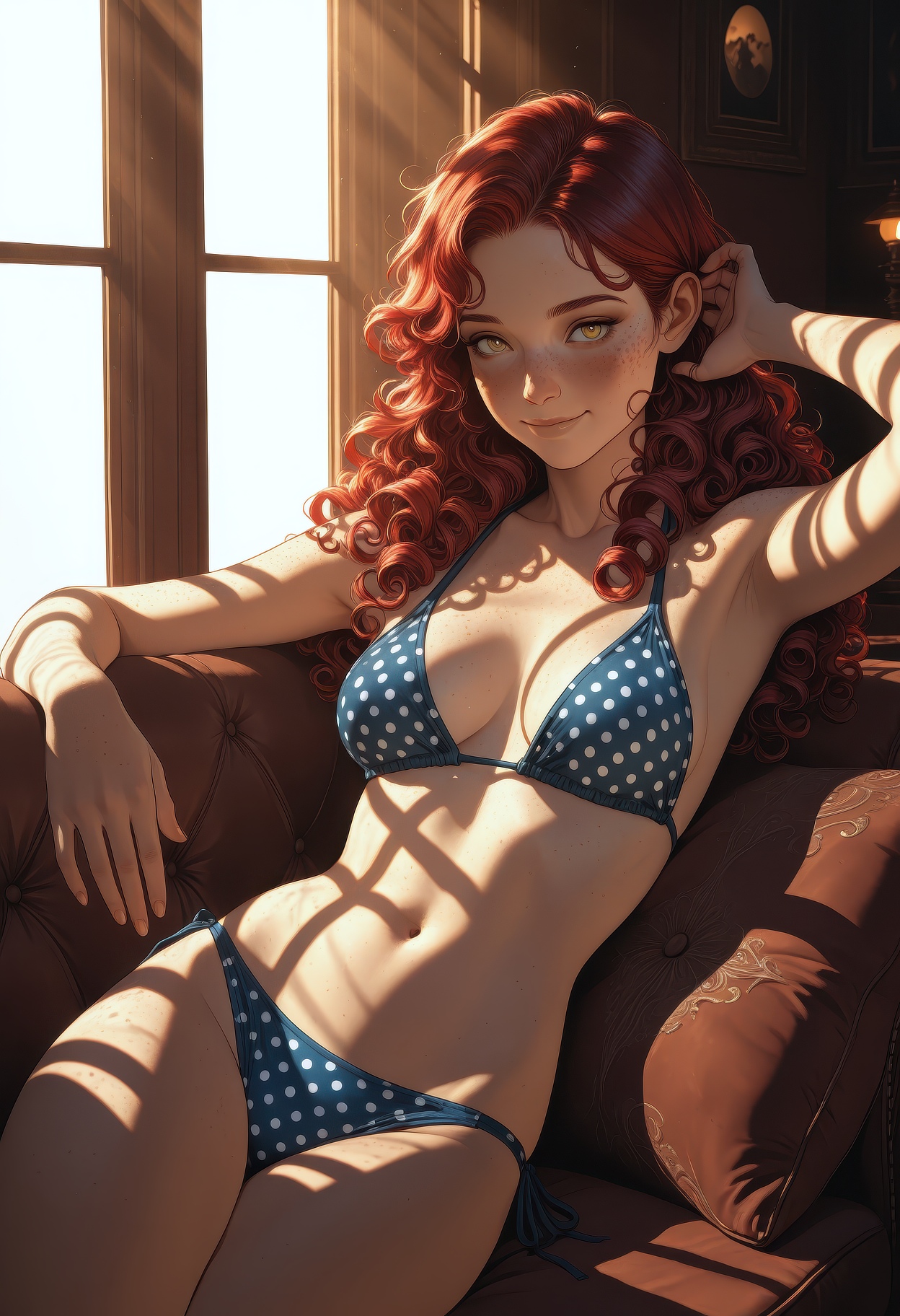 Red Hair Long Curly