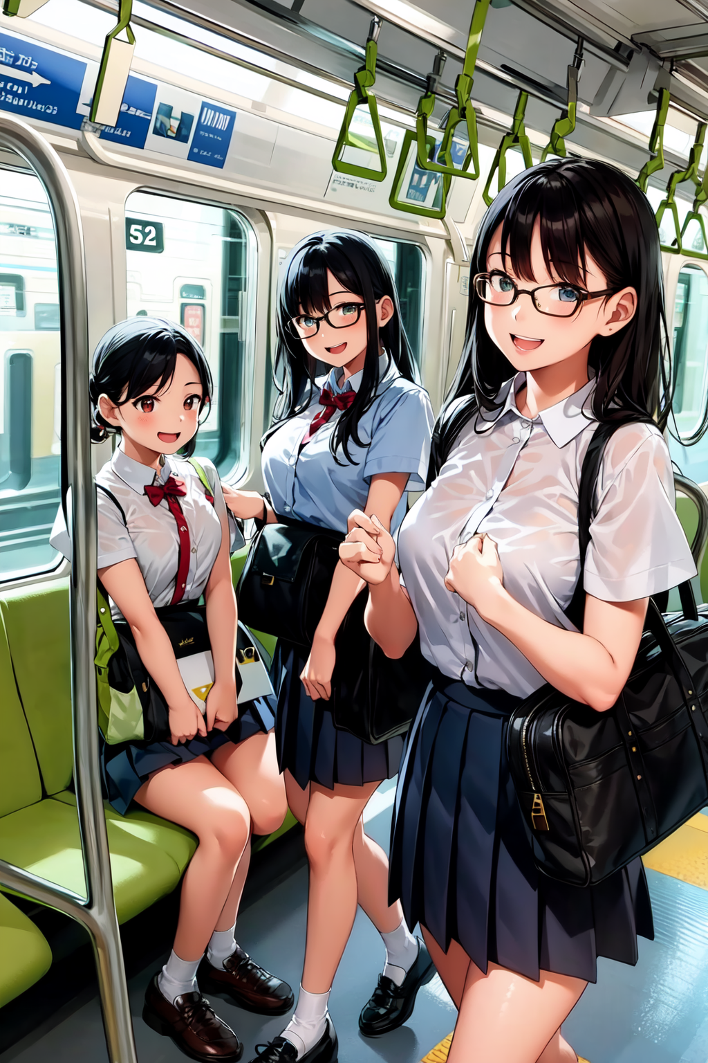 Ilustrasi ultra-terperinci Kereta Api E235