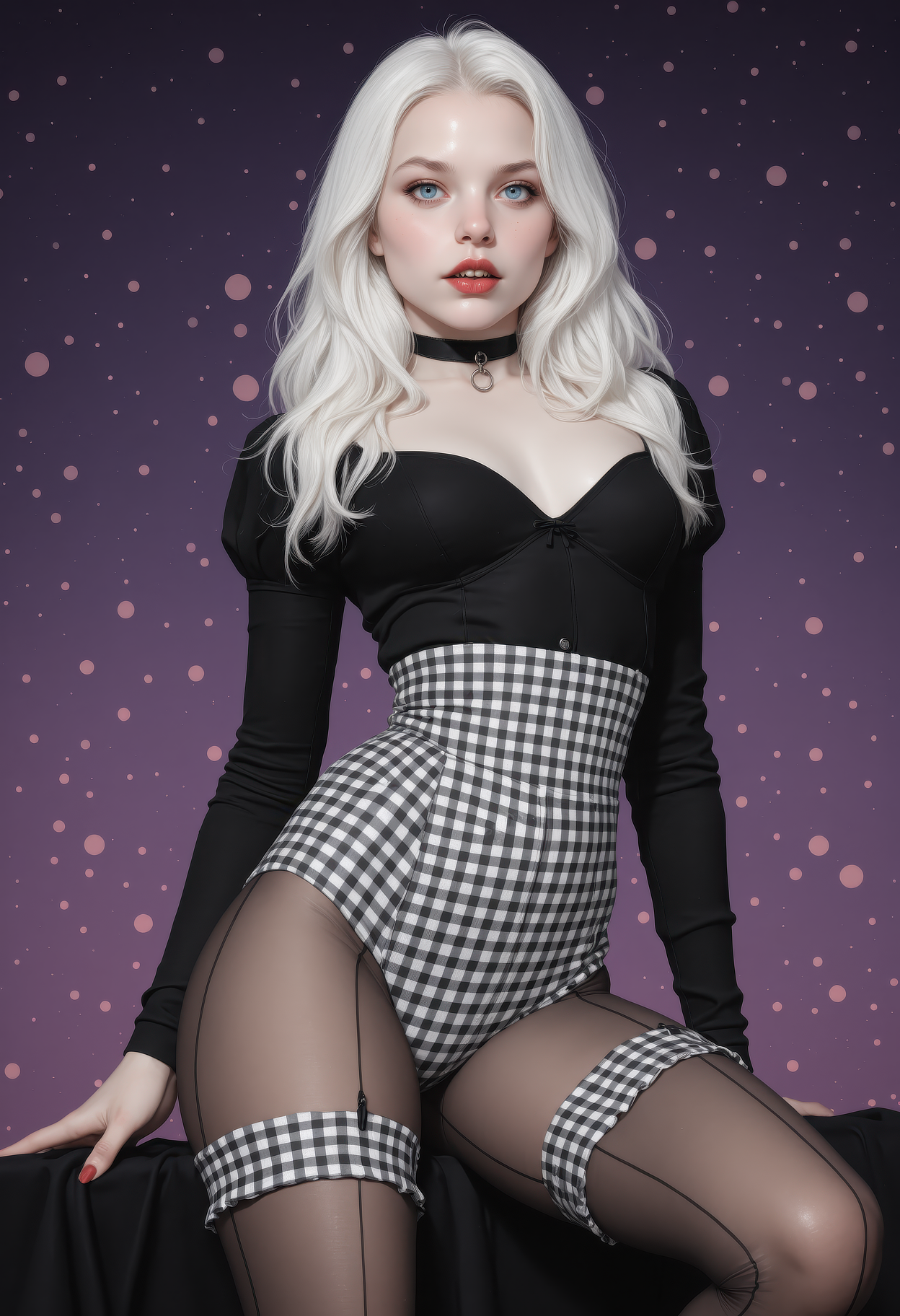 Realistický Pinup Retro Koketní