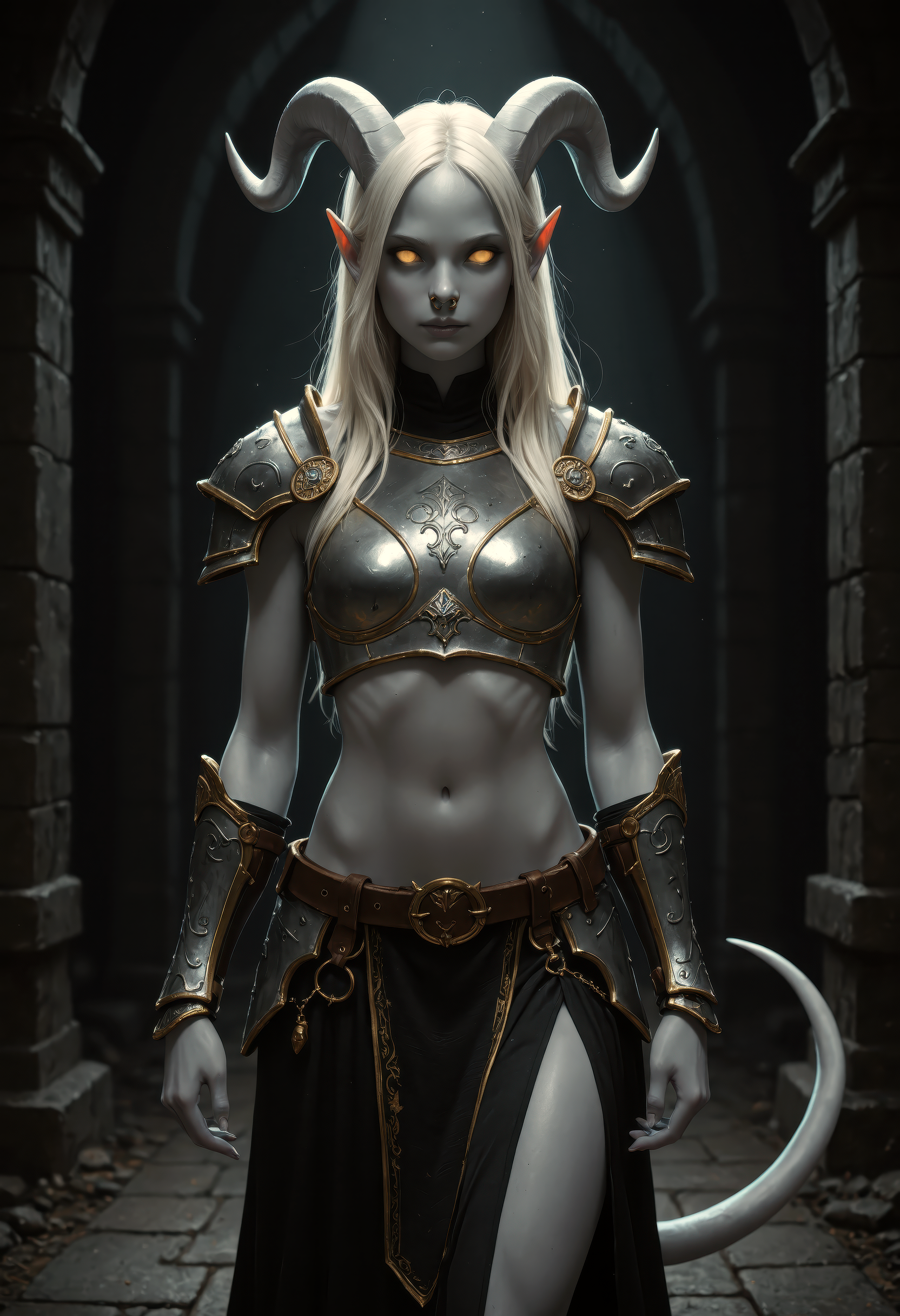 1 Dívka Draenei Vysoká
