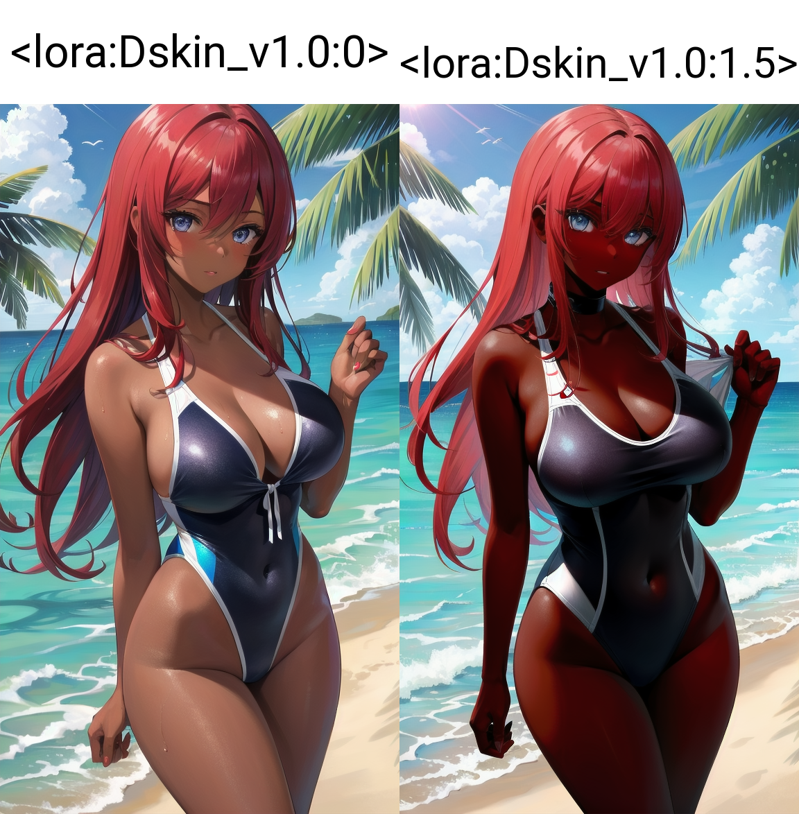 Costume da bagno Seno grande Rosso