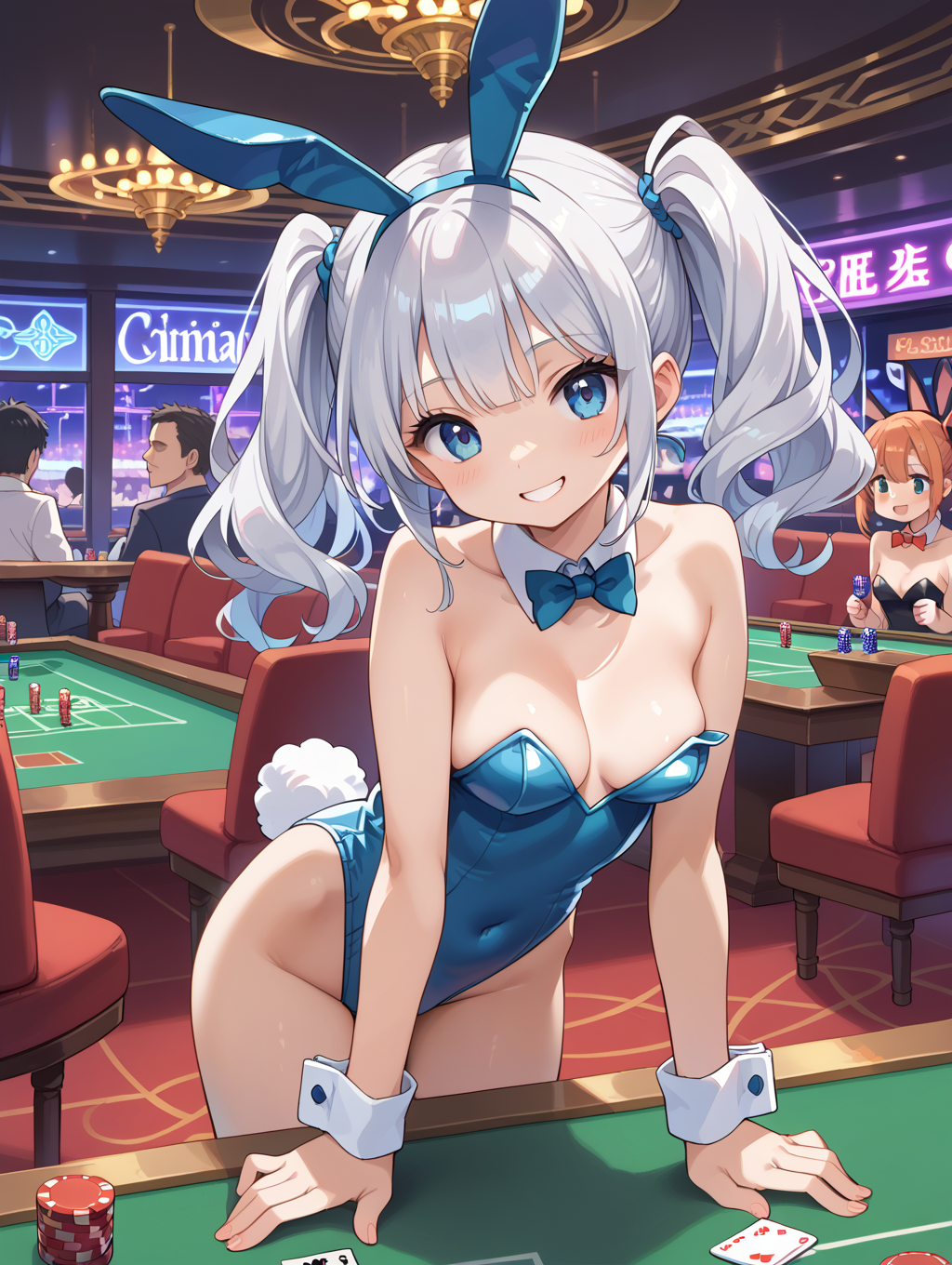BREAK Wewnątrz Playboy-Króliczek Srebrny