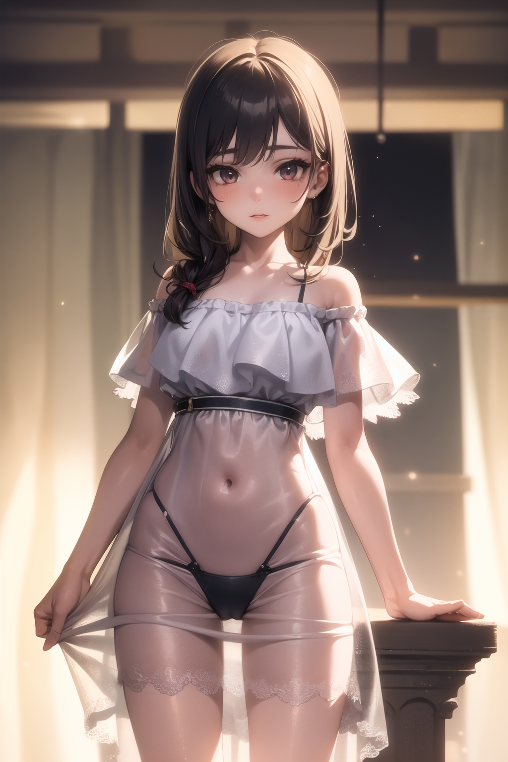 1noia Vestit transparent Tub