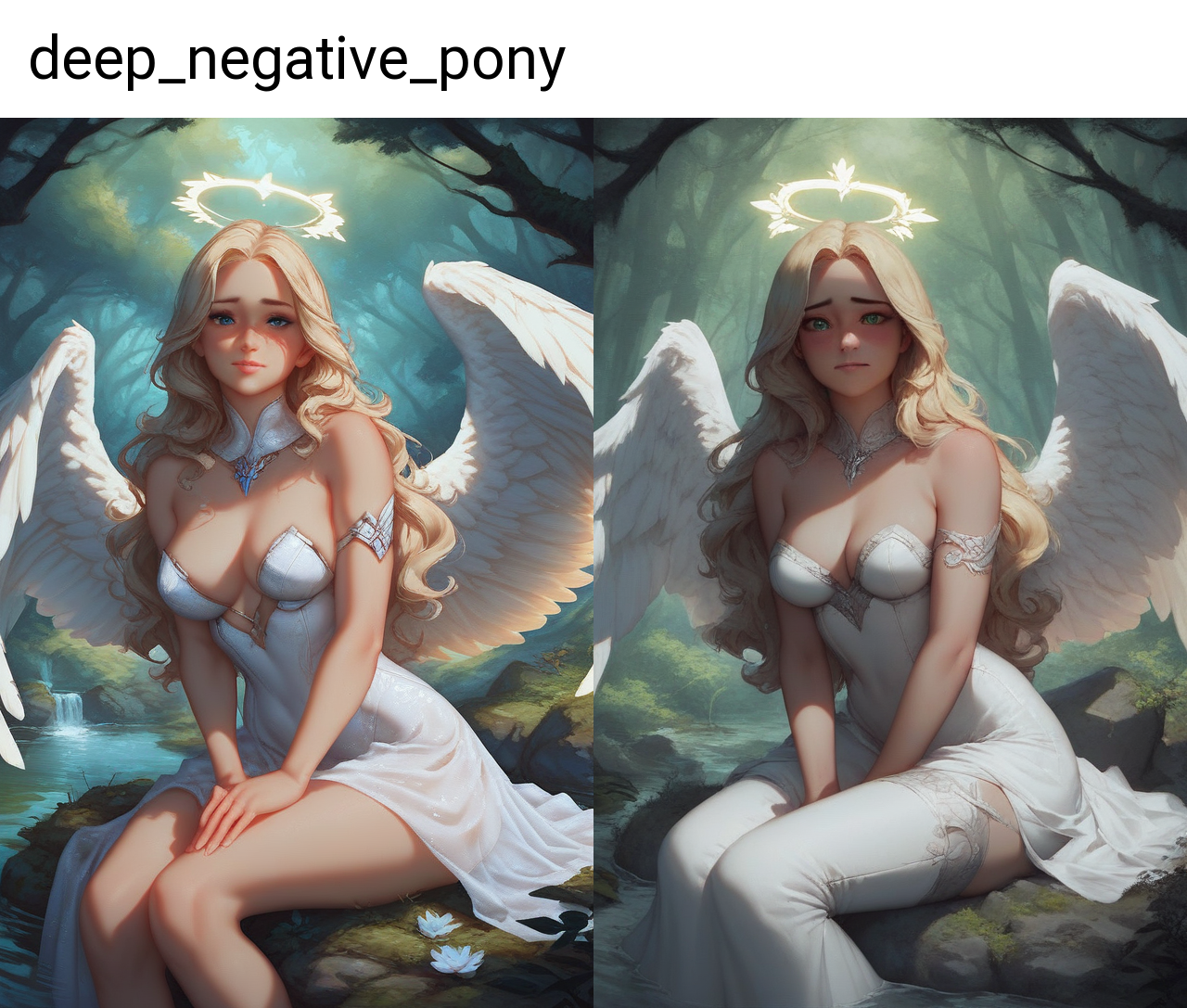 1girl Angel With 2