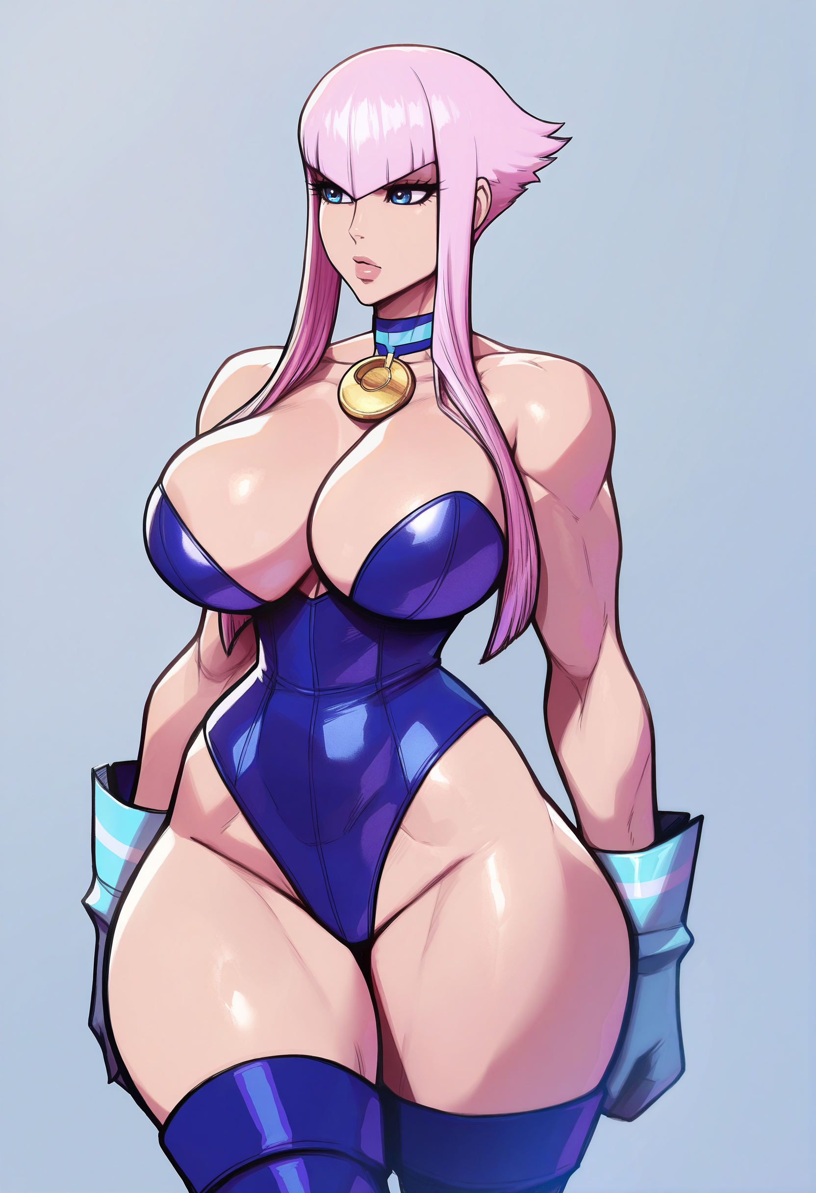 Manon Legrands blå leotard