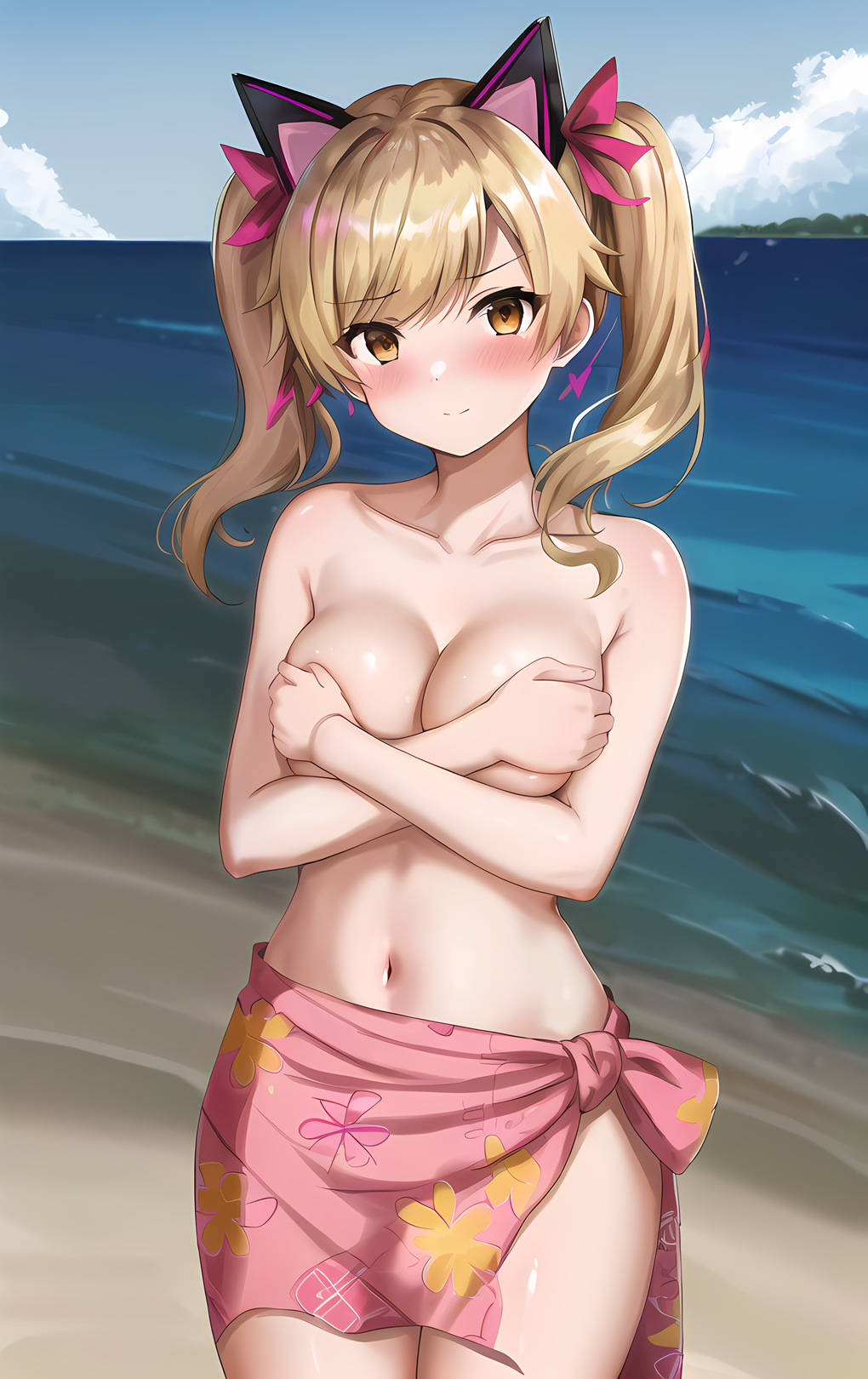 Medium Breasts Blonde Hair