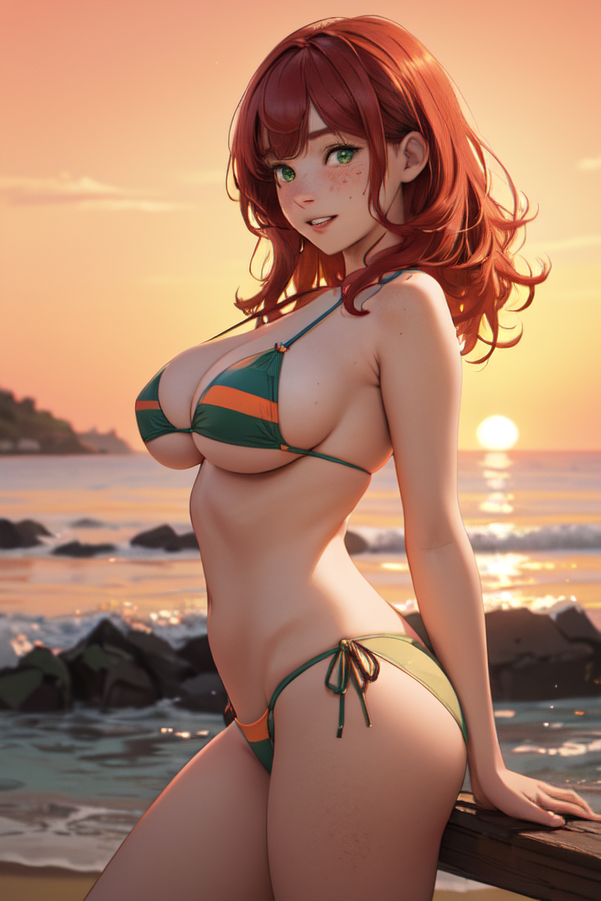 Red Hair Medium Hair