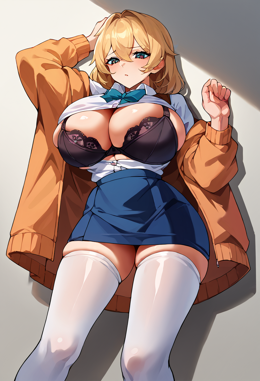 BREAK 1girl 작은 브래지어
