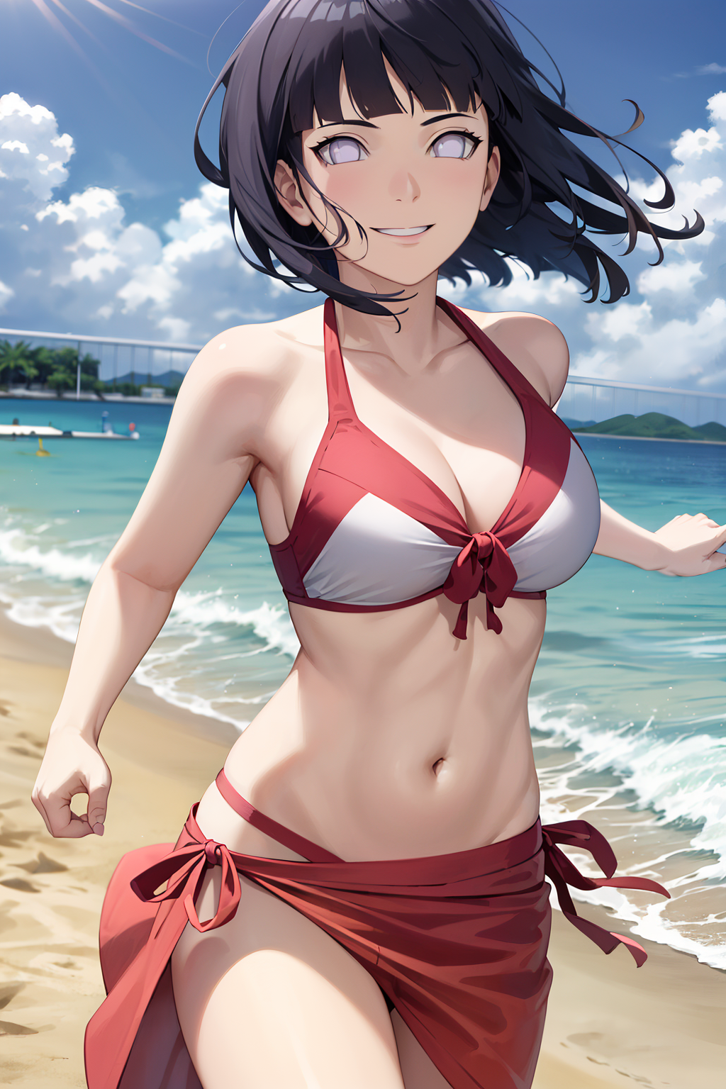 Mature Female Beach Sand