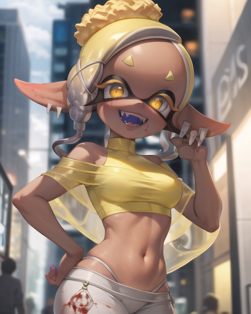 Splatoon Inkling Fyre Cute