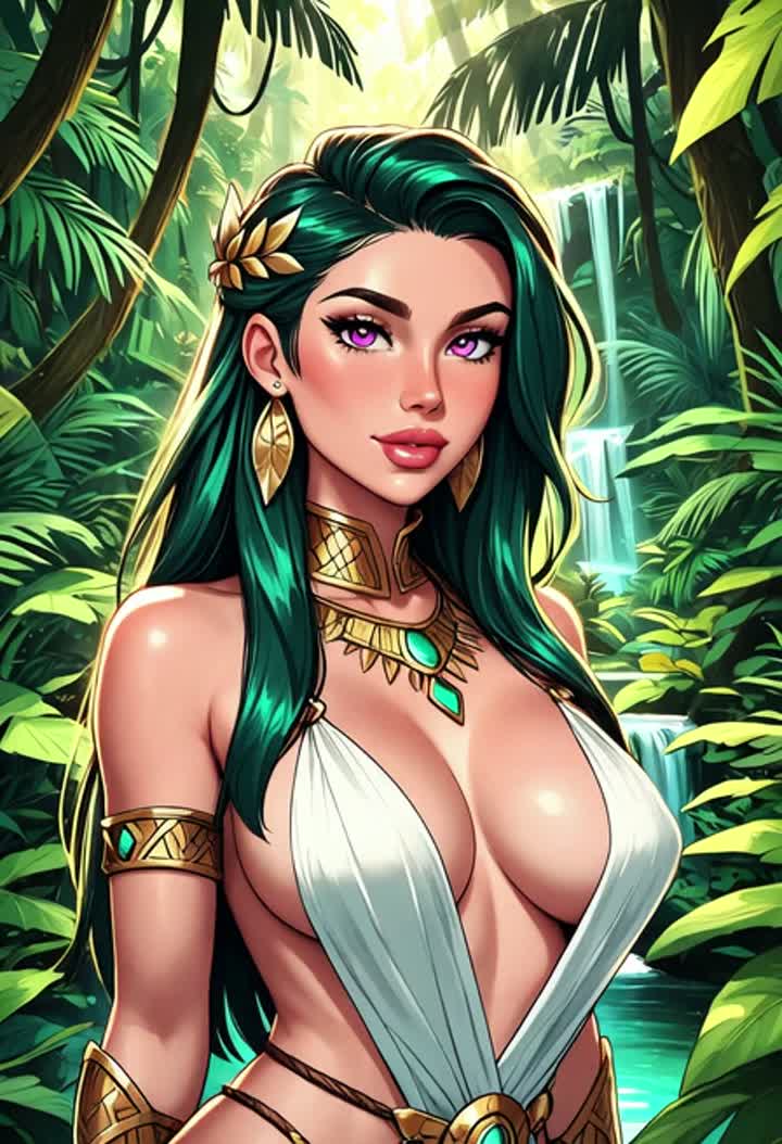 Beautiful Woman In The