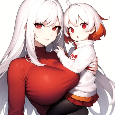 Wife and child